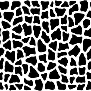 Black And White Animal Pattern Wallpaper