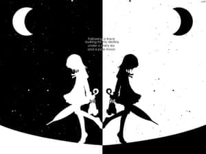 Black And White Anime Aesthetic Pc Wallpaper