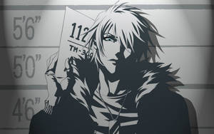 Black And White Anime Boy Height Wallpaper