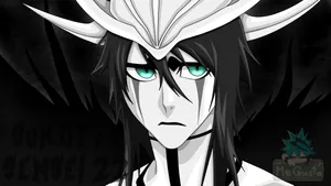 Black And White Anime Pfp Of Ulquiorra Wallpaper