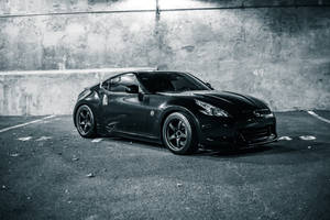 Black And White Black Sports Cars Wallpaper