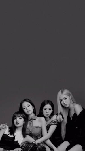 Black And White Blackpink Aesthetic Wallpaper