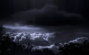 Black And White Cloud Dark Sky Wallpaper