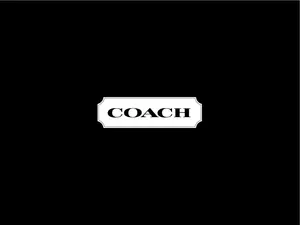 Black And White Coach Logo Wallpaper