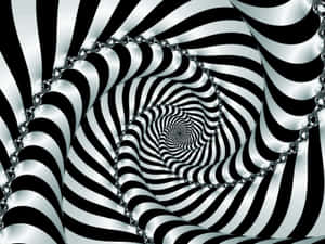 Black And White Cool Optical Illusions Wallpaper