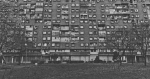 Black And White Dormitory Serbia Wallpaper