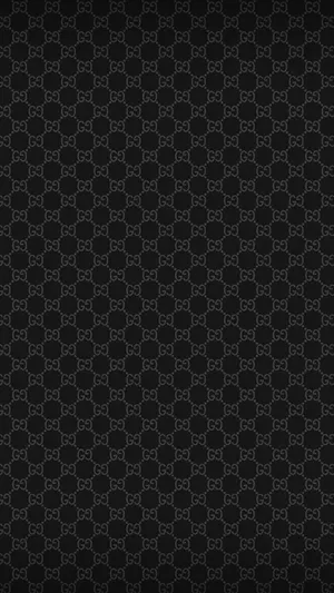 Black And White Gucci Pattern Wallpaper