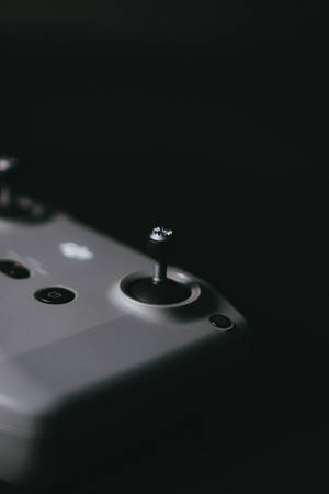 Black And White Joystick Wallpaper