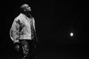 Black And White Kanye West Saint Pablo Wallpaper