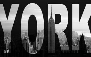 Black And White New York Digi-art Wallpaper