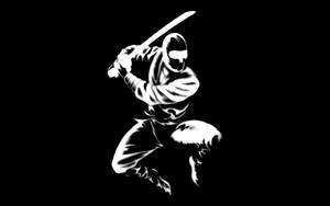 Black And White Ninja Wallpaper