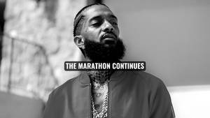 Black And White Nipsey Hussle Wallpaper