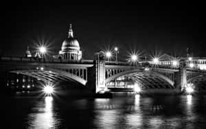 Black And White Pc Southwark Bridge Wallpaper
