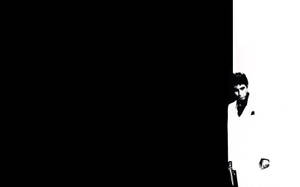 Black And White Scarface Wallpaper