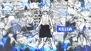 Black And White Sketch Killua 4k Wallpaper