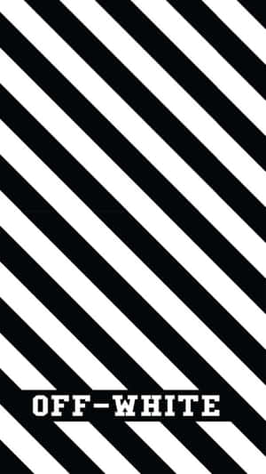 Black And White Stripe Off White Iphone Wallpaper