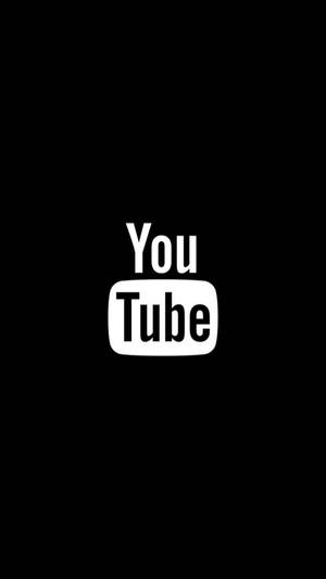 Black And White Youtube Logo Wallpaper