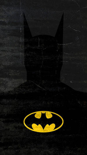 Black And Yellow Batman Dark Iphone Wallpaper