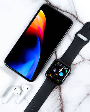 Black Apple Watch 4k Iphone 11 Wallpaper