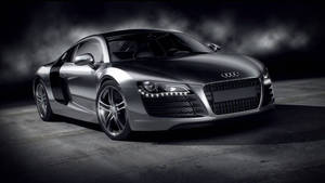 Black Audi R8 V10 Wallpaper