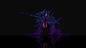 Black Backdrop Of Uncertainty Wallpaper