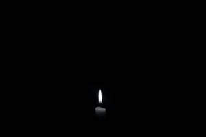 Black Background Candlelight Wallpaper