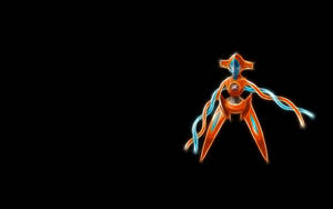 Black Background Deoxys Wallpaper