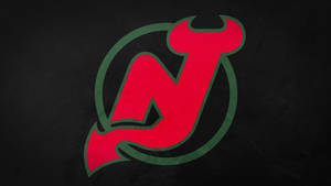 Black Background New Jersey Devils Logo Wallpaper