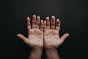 Black Bare Hands Wallpaper