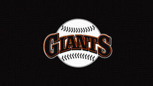 Black Baseball San Francisco Giants Logo Wallpaper