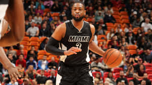 Black Basketball Dwayne Wade Wallpaper