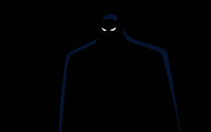 Black Batman Animated Eye Desktop Wallpaper