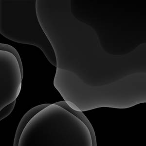 Black Blobs Art Wallpaper