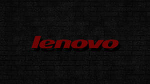 Black Bricked Walls Red Lenovo Hd Wallpaper