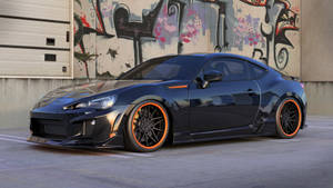 Black Brz With Graffiti Wallpaper