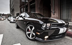 Black Challenger Srt8 Dodge Iphone Wallpaper