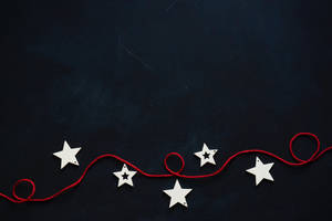 Black Christmas String Wallpaper