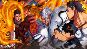 Black Clover Yami, Nozel, Damnatio, Fuegoleon Wallpaper