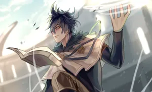 Black Clover Yuno Digital Artwork Wallpaper