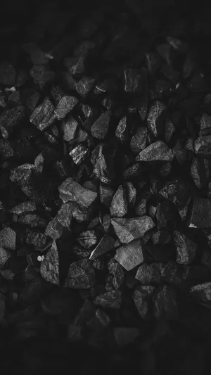Black Coal Texture Closeup Wallpaper