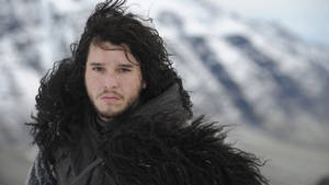 Black Coat Jon Snow Game Of Thrones Wallpaper