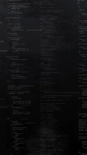 Black Code Iphone Wallpaper