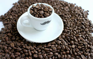 Black Coffee Beans Wallpaper