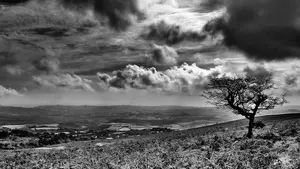 Black Day Mountains Wallpaper