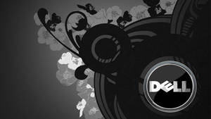 Black Dell Digital Abstract Wallpaper