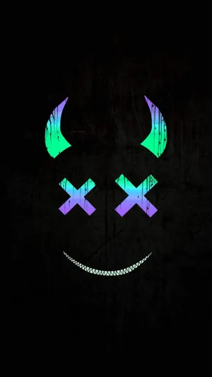 Black Devil Smile Wallpaper