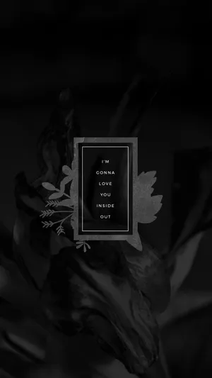 Black Dope Love Quote Wallpaper