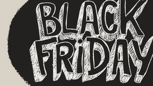 Black Friday Chalk Typography Wallpaper