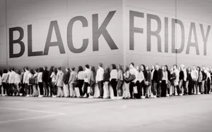 Black Friday Frenzy Captured Wallpaper