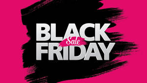 Black Friday Pink Poster Wallpaper